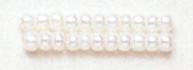MIYUKI　ミユキビーズアクセサリー糸通しビーズ(丸小）　＃420　白ギョクラスター商品番号　K5210