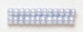 MIYUKI　ミユキビーズアクセサリー糸通しビーズ(丸小）　＃430　白ギョクラスター着色 商品番号　K5216