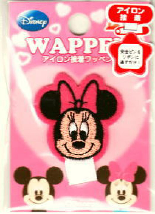 楽天市場 My352 My292 キャラクターワッペン アップリケディズニー 名札付けアップリケ ミニーマウス ｍｙ３５２ ｍｙ２９２ 京都カナリヤ手芸店