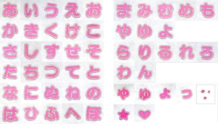 楽天市場 な よキラキラ光ってカッコイイ ワッペン アップリケ メタリック ひらがな ピンク な行 や行 アイロン接着 名入れ ワンポイントに 京都カナリヤ手芸店 楽天市場 な よキラキラ光ってカッコイイ ワッペン アップリケ メタリック ひらがな ピンク な行 や行 アイロン接着 名入れ ワンポイントに 京都カナリヤ手芸店