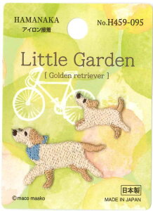 �n�}�i�J ���b�y�� �A�b�v���P Little�@Garden�@�uGolden retriever�v�S�[���f���E���g���o�[H459-095�~�j�h���イ���b�y�� �A�C�����ڒ�