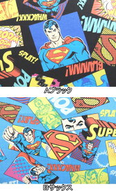 キャラクター生地 布 2017年 入園入学 スーパーマン G3630 アメリカンキャラクター DCコミックス シーチング 商用利用不可