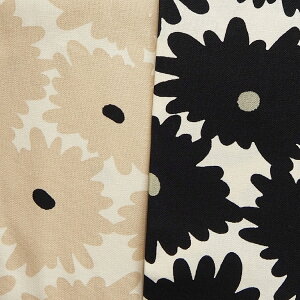 コットンキャンバス 生地 布 北欧調 花柄 シーズン3柄 UP5772 コットンこばやし う早この布 商用利用可能