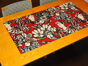 t[NX 55×105cm n z USARbg Cactus Flower 8359C Terracotta t[_ ALT_[w[ pp\