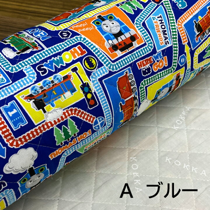 楽天市場】メーカー完売 キャラクター キルティング生地 きかんしゃ 