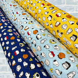 在庫限り　キャラクター キルティング生地 ピーナッツ GQ3597−1 商用利用不可