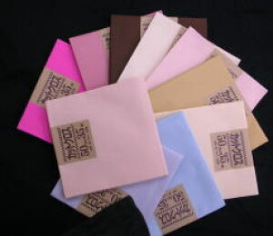 カットクロス−無地 10枚アソート 小物の裏地向き商用利用可能