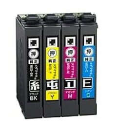 【訳アリ】エプソン 純正インク MED-4CL 4色セット （目印：メダマヤキ）EW-056A EW-456A 対応インク本体の真空パック未開封 未使用 外箱なし アウトレット