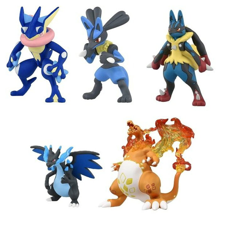 楽天市場 5種セット ポケットモンスター モンコレ ゲッコウガ ルカリオ メガルカリオ メガリザードンｘ リザードン キョダイマックスのすがた K And Y雑貨店 楽天市場店