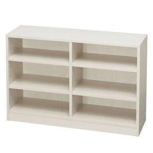 本棚 子供 絵本 本 絵本棚 絵本ラック 収納ラック ラック スペースフィットラック 2列3段 送料無料 S-SFR6090 全2色 フリースタイルラック 収納 棚 収納棚 リビング収納 クローゼット収納 本棚