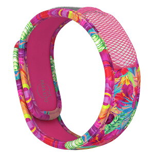 PARAKITO パラキート 虫よけ グラフィックバンド 人間用 虫除け リストバンド サイズ調整 犬の散歩 公園 お出かけ アウトドア 海 ウォータープルーフ 子供 キッズ 妊婦 マタニティ 【B】