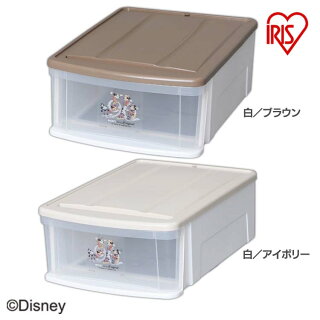 引き出し収納収納ボックス収納ケースミッキーチェストIM白/ブラウン白/アイボリーキッズチェストディズニーDisneyミッキーマウス家具子供部屋収納引出し子供服たんす衣装ケース収納アイリスオーヤマ