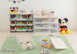 引き出し収納収納ボックス収納ケースミッキーチェストIM白/ブラウン白/アイボリーキッズチェストディズニーDisneyミッキーマウス家具子供部屋収納引出し子供服たんす衣装ケース収納アイリスオーヤマ