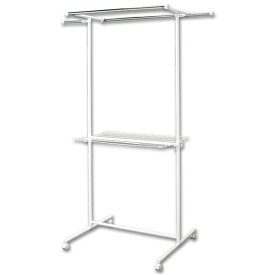 室内物干し 洗濯物干し 物干し ハイタイプ 竿 伸縮 横幅 調整 ロング丈 ワンピース ピンチハンガー 4個 タオルハンガー バスタオル キャスター付 室内 部屋干し 梅雨 花粉 アイリスオーヤマ SLM-820KR *