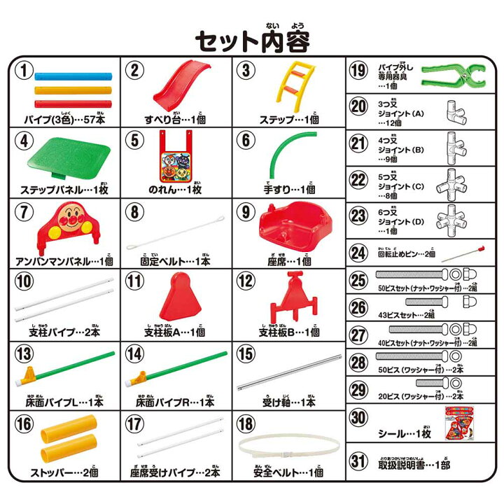 楽天市場】アンパンマン おもちゃ うちの子天才 ブランコパークDX 