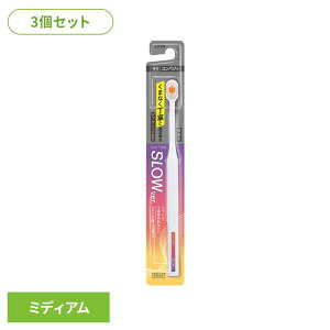 【3個セット】OCH-TUNE(オクチューン)ハブラシ SLOW ライオン OCH-TUNE オーラルケア 歯ブラシ 歯垢除去 薄型 コンパクトヘッド 極細毛 SLOW まとめ買い LION