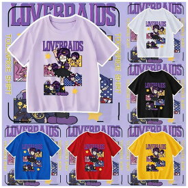 ポピープレイタイム poppyplaytime チャプター5 半袖 子供 リリーラブブレイズTシャツ 薄手トップス 黒ブラック100 110 120 130 140 150 子供服キッズ服 第五章 A1