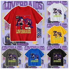 ポピープレイタイム poppyplaytime チャプター5 半袖 子供 リリーラブブレイズTシャツ 薄手トップス 黒ブラック100 110 120 130 140 150 子供服キッズ服 第五章 A2