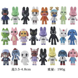 24点セット ロブロックス ROBLOX 動物病院 animal hospital アニマルホスピ タル フィギュア 人形おもちゃ 知育玩具 クリスマス 子供プレゼント ギフト ゲーム ストーカー ラトゥー ハーロウ博士 パッケージ付き