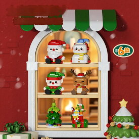レゴ 互換 キサンタクロースのブロック 6点セット LEGO 知育 教材 クリスマスプレゼント 互換品 組立品 組み立ておもちゃ こどものおもちゃ 想像力 創造力 知恵 ブロック LEGO おもちゃ