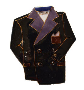 【UncleZ】 七宝焼き ブローチ ジャケット