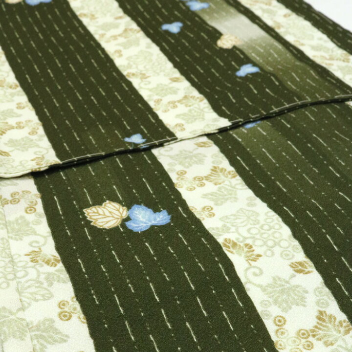 楽天市場】【訳あり】着物 洗える着物 袷 レディース 単品 Mサイズ 緑 