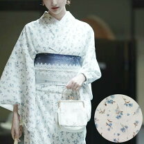 楽天市場】浴衣 青 白 花柄（着物｜和服）：レディースファッションの通販