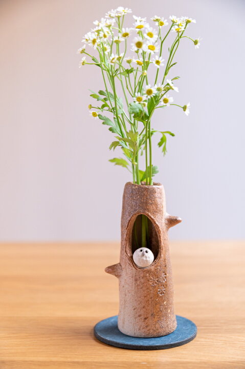 楽天市場 信楽焼 一輪挿し 花瓶 花器 フラワーベース おしゃれ 陶器 白ふくろう Wa Style 楽天市場店