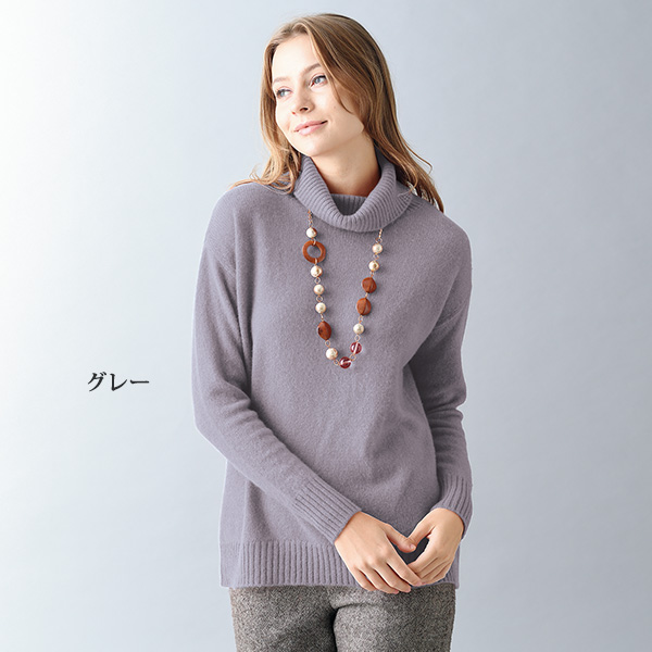 楽天市場】カシミヤ100％ 上質 セーター ニット ミセスファッション