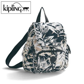 おしゃれ リュック バッグ 旅行 レディース / キプリング アーバンパーム柄リュックサック CITY PACK MINI kipling / 40代 50代 60代 70代 ミセスファッション シニアファッション 鞄