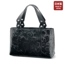 楽天市場】花柄型押し ハンドバッグの通販
