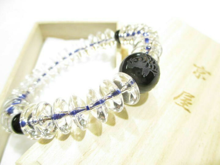 楽天市場】パワーストーン・京都/【昇鯉】彫刻【オニキス】【そろばん  