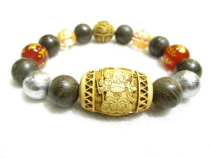 パワーストーン・京都/【天之御中主神(あめのみなかぬしのかみ)】【三面大黒天(大黒天・毘沙門天・弁財天)】彫刻【柘植】【八尊仏守護梵字】【五本爪龍(皇帝龍)】【神代欅】【カーネリア