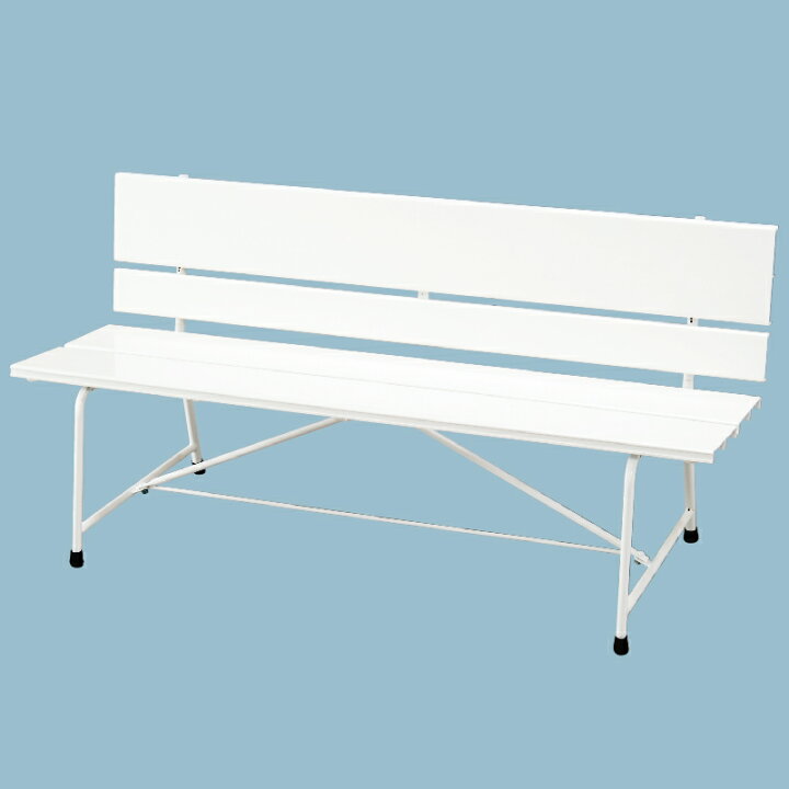 楽天市場】樹脂製ベンチ 背付 カラーベンチ プラスチック製ベンチ 