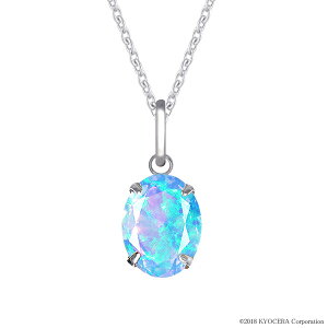 �E�H�[�^�[�I�p�[�� �l�b�N���X �I�[�o�� 8mm*6mm K18�z���C�g�S�[���h �ꗱ 10���a���΃N���T���x�[�� ���Z�� �v���[���g �M�t�g