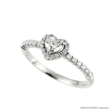 楽天市場】【中古】 K18WG ハートシェイプ ダイヤモンド リング 0.12ct  