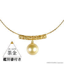 楽天市場】白蝶真珠 ネックレス 茶金の通販