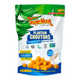 プランテンクルトン シーソルト 142g トロピックマックス PLANTAIN CROUTONS SEA SALT 142GR TROPICMAX【プランテン】【バナナ】【クルトン】【エクアドル】【新感覚】【話題】【海外 菓子】【輸入 菓子】
