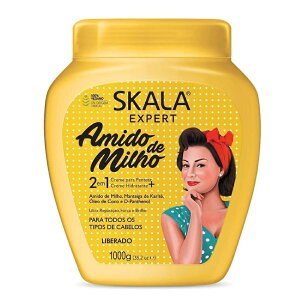 �y1000g�zSKALA �X�J�� �g���[�g�����g �A�~�h �f �~�[���� �w�A�g���[�g�����g 2in1 �R�R�i�b�c�I�C�� �V�A�o�^�[ �C�� �����΍� �ێ� �w�A�P�A �u���W�� ��e�ʁbSKALA EXPERT amido de milho