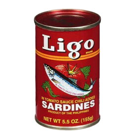 イワシのピリ辛トマトソース漬け リゴ 155g Ligo Sardines In Tomato Sauce Chili Sardines IWASHI【イワシの缶詰　おすすめ】【缶詰　人気】【オイルサーディン】【缶詰　セット】【非常食】【保存食】【長期保存】