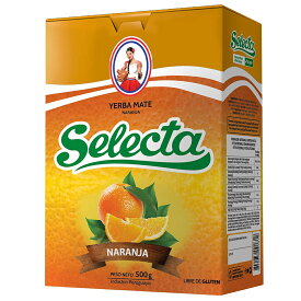 グリーンマテ茶(オレンジ) セレクタ SELECTA YERBA MATE NARANJA 500g【あす楽対応】【マテ茶　激安】【Yerba Mate Selecta】【マテ茶　おすすめ】【マテ茶　人気】【健康　お茶】【マテ茶　ナランハ】【非常食】【保存食】【長期保存】