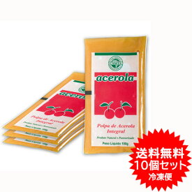 【送料無料】アセロラ フルーツパルプ フルッタ 400g×10パック(4kg) フルッタ 冷凍業務用お買得セット 【あす楽対応】【冷凍食品】【非常食】【保存食】【長期保存】