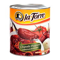 チポトレペッパー 缶詰 la Torre 800g Chipotle Peppers CHIPOTLES EN ADOBO【チレ チポトレ　エン アド…
