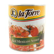【業務用】レッドトマトソース（レッドサルサ）缶詰 la Torre 2800g red mexican sauce salsa roja 2.8kg…