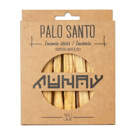 パロサント スティック 50gMUNAY Palo Santo Incense Sticks【ペルー民芸品】【ペルー雑貨】【ペルー お守り】【ギフト】【ペルー 雑貨】【中南米 雑貨】