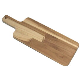 TRAMONTINA 木製 サービングボード 手付き チーク 40cm×13.5cm トラモンティーナ【まな板】【木製 カッティングボード】【バーベキューボード 木製】