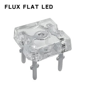 ＼あす楽対応／ FLUX FLAT青色LED■高輝度（160°1150mcd）平型 100個■033