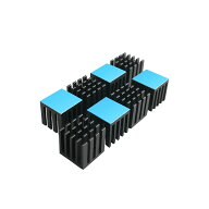 【8個セット】 ヒートシンク 15×15×15mm アルミ 冷却フィン 熱暴走対策 M.2 SSD NVMe ラズパイ 冷却 PC…