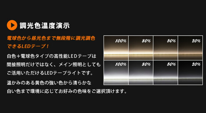 楽天市場 Ledテープライト 5m Smd3528 調光調色 リモコン対応 600連採用 高輝度 Ledテープ イルミネーション 正面発光 間接照明 看板照明 陳列照明 足元灯 棚下照明 作業灯 店舗照明 集魚灯 バーライト Diy自作 共同照明led専門店