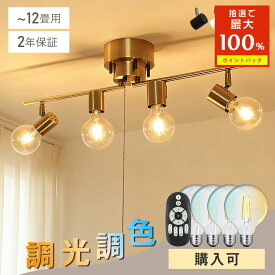 ＼抽選で最大P100％+5%OFFクーポン／シーリングライト 4灯 照明器具 照明 おしゃれ 調光調色 リモコン付き 北欧 リビング ダイニング シーリング スポットライト E26 6畳 8畳 10畳 天井照明 寝室 食卓用 カフェ風 キッチン インテリア ペンダントライト 子供部屋